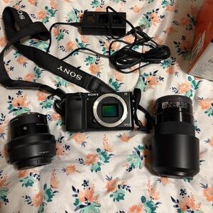Sony Black Digital Camera Alpha 6000